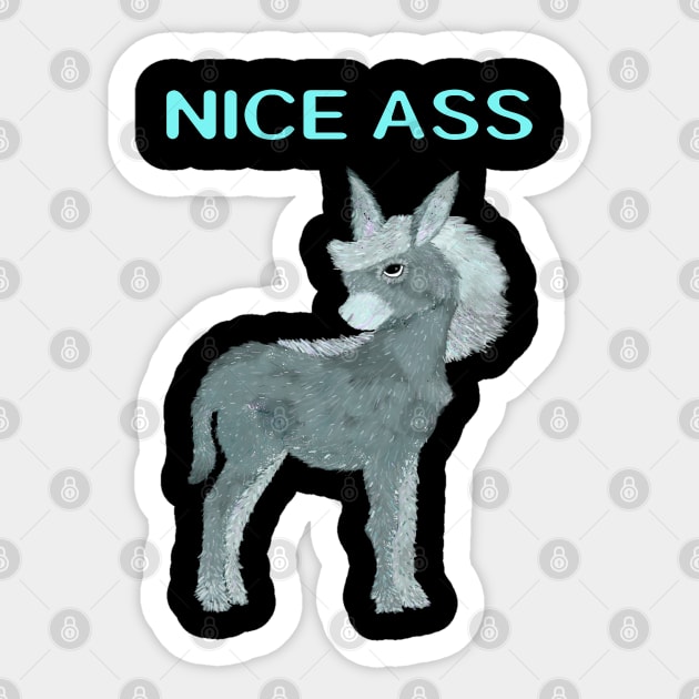 NICE ASS Sticker by Lynndarakos